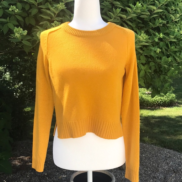 H&M Sweaters - H&M mustard cropped sweater